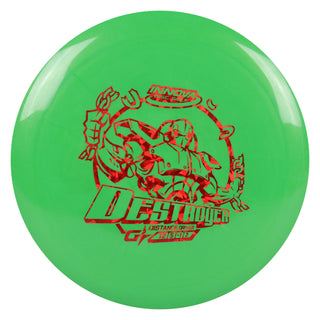 Innova Disc Golf Gstar Destroyer Distance Driver 12/5/-1/3 Green/Red Shatter 173 grams