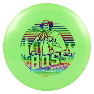 Innova Disc Golf Gstar Boss Distance Driver 13/5/-1/3 Green/Rainbow 171 grams