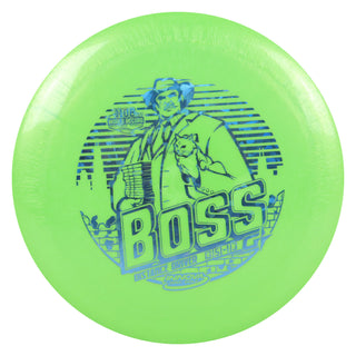Innova Disc Golf Gstar Boss Distance Driver 13/5/-1/3 Green/Blue Shatter 173 grams