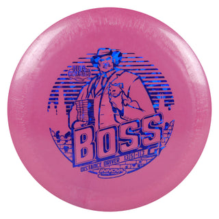Innova Disc Golf Gstar Boss Distance Driver 13/5/-1/3 Dark Pink/Navy Shatter 173 grams