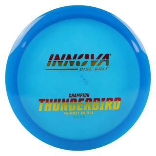 Innova Disc Golf Champion Thunderbird Distance Driver 9/5/0/2 Dark Blue/Red Gold 173 grams