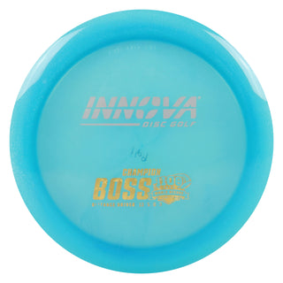 Innova Disc Golf Champion Boss Distance Driver 13/5/-1/3 Blue/Gold Stars 169 grams
