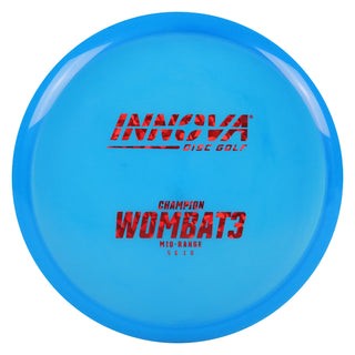 Innova Disc Golf Champion Wombat3 Midrange Disc 5/6/-1/0 Blue/Red Shatter 173 grams