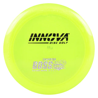 Innova Disc Golf Champion Boss Distance Driver 13/5/-1/3 Yellow/Holo Stars 167 grams
