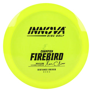 Innova Disc Golf Champion Firebird Distance Driver 9/3/0/4 Yellow/Black 169 grams