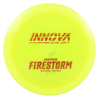 Innova Disc Golf Champion Firestorm Distance Driver 14/4/-1/3 Yellow/Orange Waves 162 grams