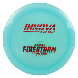 Innova Disc Golf Champion Firestorm Distance Driver 14/4/-1/3 Blue/Red Shimmer 173 grams