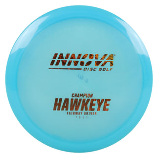 Innova Disc Golf Champion Hawkeye Fairway Driver 7/5/-1/1 Blue/Orange Scales 173 grams