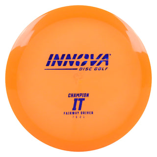 Innova Disc Golf Champion IT Fairway Driver 7/6/-2/1 Orange/Navy Shatter 163 grams