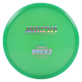 Innova Disc Golf Champion RocX3 Midrange Disc 5/4/0/3.5 Green/Holo 180 grams