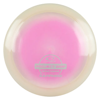 Latitude 64 Disc Golf Project Grip Sapphire Distance Driver 10/6/-2/1.5 Pink/Silver 162 grams