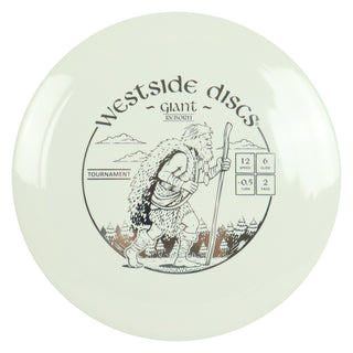 Westside Disc Golf Tournament Giant Reborn Distance Driver 12/6/-0.5/2 White/Silver 172 grams