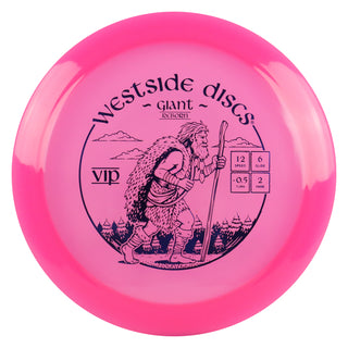 Westside Disc Golf VIP Giant Reborn Distance Driver 12/6/-0.5/2 Pink/Navy 174 grams