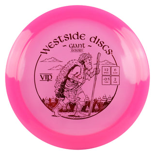 Westside Disc Golf VIP Giant Reborn Distance Driver 12/6/-0.5/2 Pink/Red 171 grams