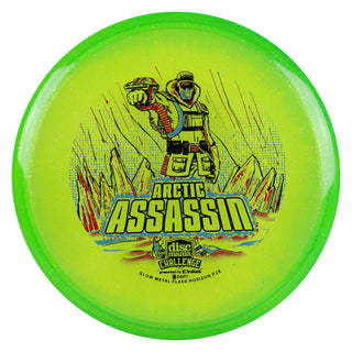 Discmania Metal Flake Horizon C-Line P2x Arctic Assassin DMC Putter Green/Red Blue 173 grams