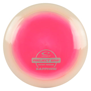 Latitude 64 Disc Golf Project Grip Sapphire Distance Driver 10/6/-2/1.5 Red/Silver 163 grams