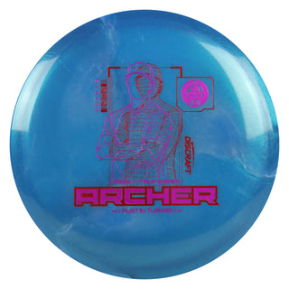 Discraft Disc Golf 2026 Austin Turner Tour Series Archer V2 Blue/Pink 176g
