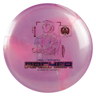 Discraft Disc Golf 2026 Austin Turner Tour Series Archer V2 Purple Pink/USA 176g