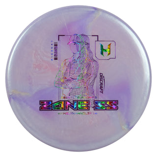 Discraft Disc Golf 2026 Holyn Handley Tour Series Zone SS V2 Purple/Rainbow Shatter 170-172g