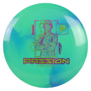 Discraft Disc Golf 2026 Paige Pierce Tour Series Passion V2 Green Blue/Olive 167-169g