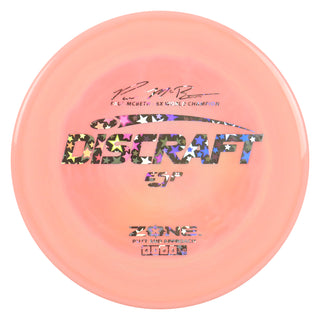 Discraft Disc Golf Paul McBeth Signature ESP Zone Putter 4/3/0/3 Peach/Holo Stars 169g