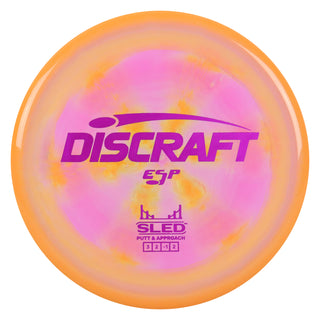 Discraft Disc Golf ESP Sled Putt and Approach 3/2/-1/2 Orange Pink/Purple 174g