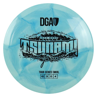 DGA Disc Golf 2026 Jake Monn Tour Series Tsunami Wave 2 Light Blue/Black 173-174g