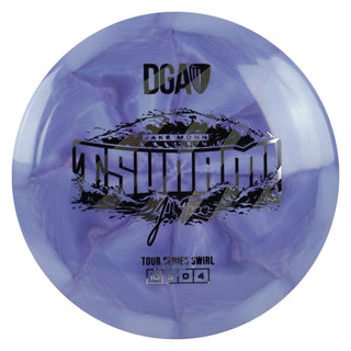DGA Disc Golf 2026 Jake Monn Tour Series Tsunami Wave 2 Purple/Black Silver 170-172g