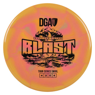 DGA Disc Golf 2026 Sullivan Tipton Tour Series Blast Wave 2 Orange Pink/Black 173-174g