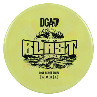 DGA Disc Golf 2026 Sullivan Tipton Tour Series Blast Wave 2 Yellow/Black 173-174g