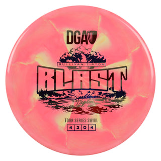 DGA Disc Golf 2026 Sullivan Tipton Tour Series Blast Wave 2 Pink Yellow/USA 167-169g