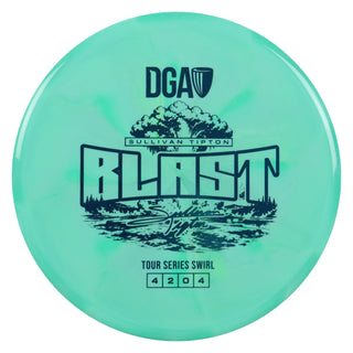 DGA Disc Golf 2026 Sullivan Tipton Tour Series Blast Wave 2 Aqua/Navy 175-176g