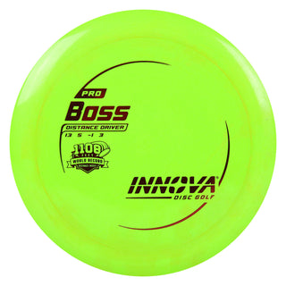 Innova Disc Golf Pro Boss Distance Driver 13/5/-1/3 Green/Red 169 grams