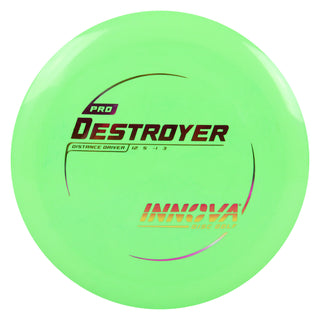 Innova Disc Golf Pro Destroyer Distance Driver 12/5/-1/3 Green/Purple Metallic 173 grams