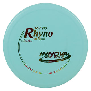 Innova Disc Golf R-Pro Rhyno Putting Disc 2/1/0/3 Light Blue/Rasta 170 grams