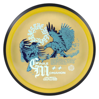 MVP Disc Golf Eagle McMahon’s Synergy Series Proton Resistor Fairway Driver 6.5/4/0/3.5 Yellow/Blue Holo 168 grams