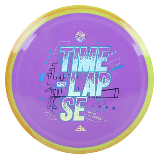 Axiom Disc Golf Special Edition Neutron Time-Lapse Retooled Distance Driver 12/5/-1/2 Purple/Orange Yellow 174 grams