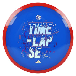 Axiom Disc Golf Special Edition Neutron Time-Lapse Retooled Distance Driver 12/5/-1/2 Dark Blue/Red 174 grams