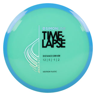 Axiom Disc Golf Neutron Time-Lapse Retooled Distance Driver 12/5/-1/2 Teal/Blue 173 grams