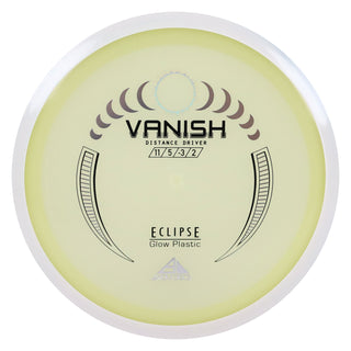 Axiom Disc Golf Eclipse Vanish Distance Driver 11/5/-3/2 Glow/White 175 grams