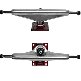 Moose Old School 33" Natural, Hollow Silver/Red Trucks, 58mm Red Wheels