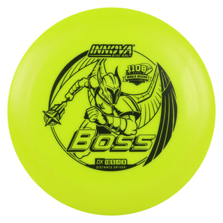 Innova Disc Golf DX Boss Distance Driver 13/5/-1/3 Yellow/Black 168 grams