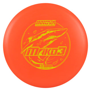 Innova Disc Golf DX Mako3 Midrange Disc 5/5/0/0 Orange/Yellow 177 grams