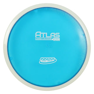 Innova Disc Golf Overmold Champion Atlas Midrange Disc 5/4/0/1 Blue White/White 173 grams