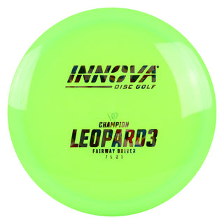 Innova Disc Golf Champion Leopard3 Fairway Driver 7/5/-2/1 Green/Wonder 163 grams