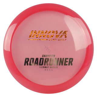 Innova Disc Golf Champion Roadrunner Fairway Driver 9/5/-4/1 Red/Orange Waves/Silver 173 grams
