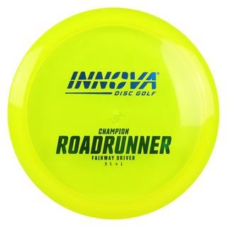 Innova Disc Golf Champion Roadrunner Fairway Driver 9/5/-4/1 Yellow/Blue/Green 173 grams