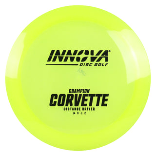 Innova Disc Golf Champion Corvette Distance Driver 14/6/-1/2 Yellow/Black 170 grams