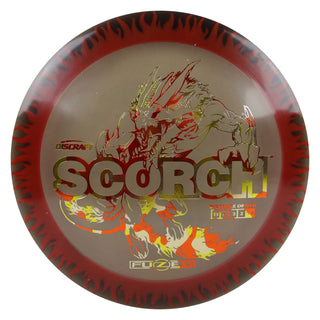 Discraft Disc Golf FuZed Line Scorch with Flame Pattern Distance Driver 11/6/-2/2 Black with Red Flame/Autumn Camo 173-174g