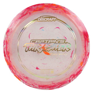 Discraft Disc Golf 2025 Missy Gannon Z Jawbreaker Captain’s Thrasher Distance Driver 12/5/0/2 Red Orange/Gold 167-169g